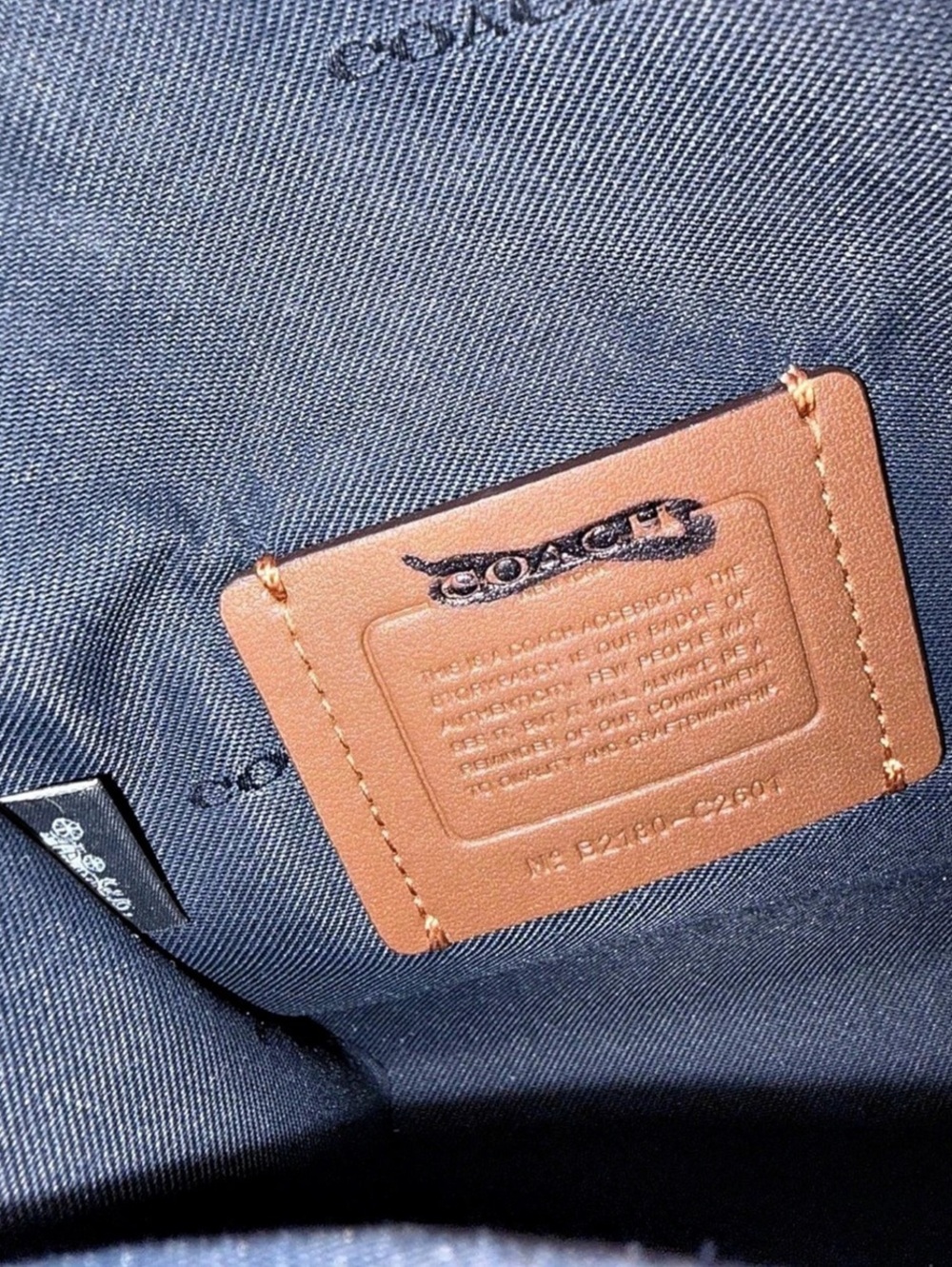Coach Charter North/South Crossbody Colorblock Design Bag - Picture 7 of 8
